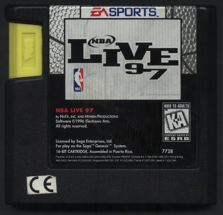 Media for NBA Live 97 (Genesis)