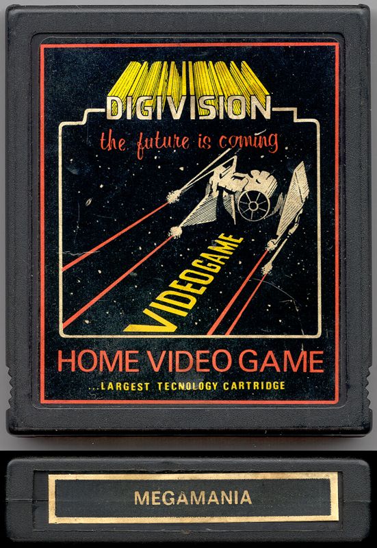Media for Megamania (Atari 2600) (Plastic Case)