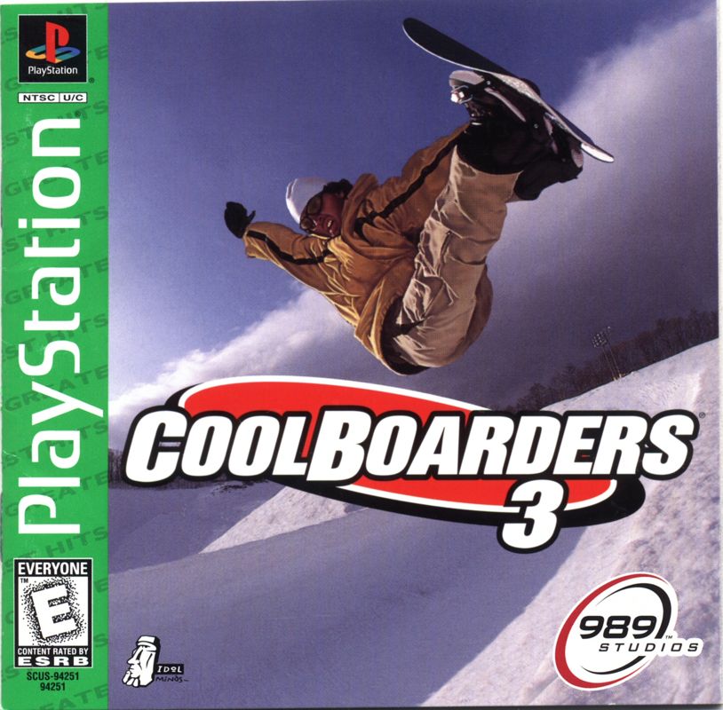 Front Cover for Cool Boarders 3 (PlayStation) (Greatest Hits release)