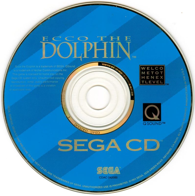 Media for Ecco the Dolphin (SEGA CD)