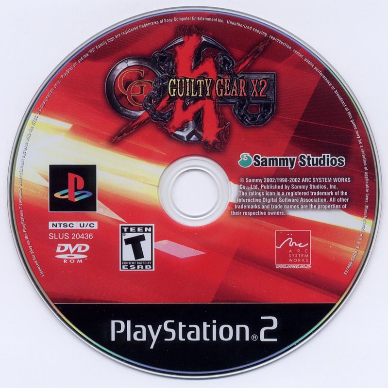 Media for Guilty Gear X2 (PlayStation 2)