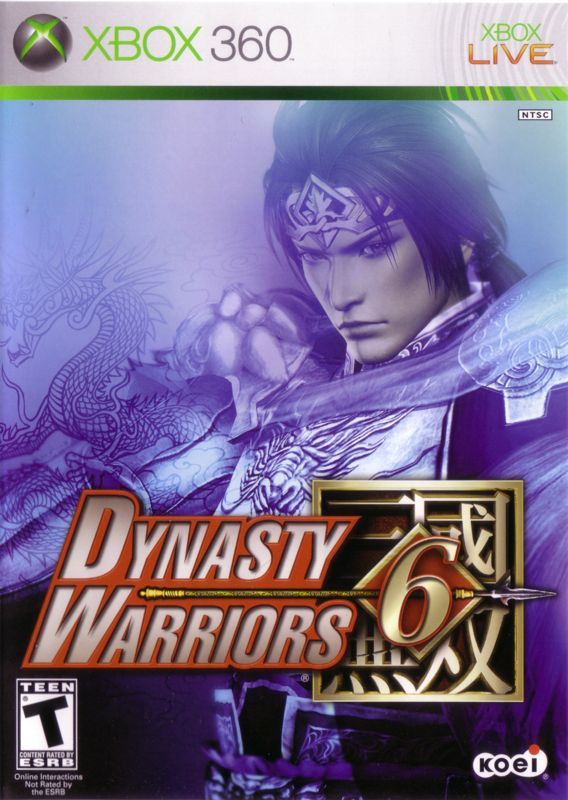 Front Cover for Dynasty Warriors 6 (Xbox 360)