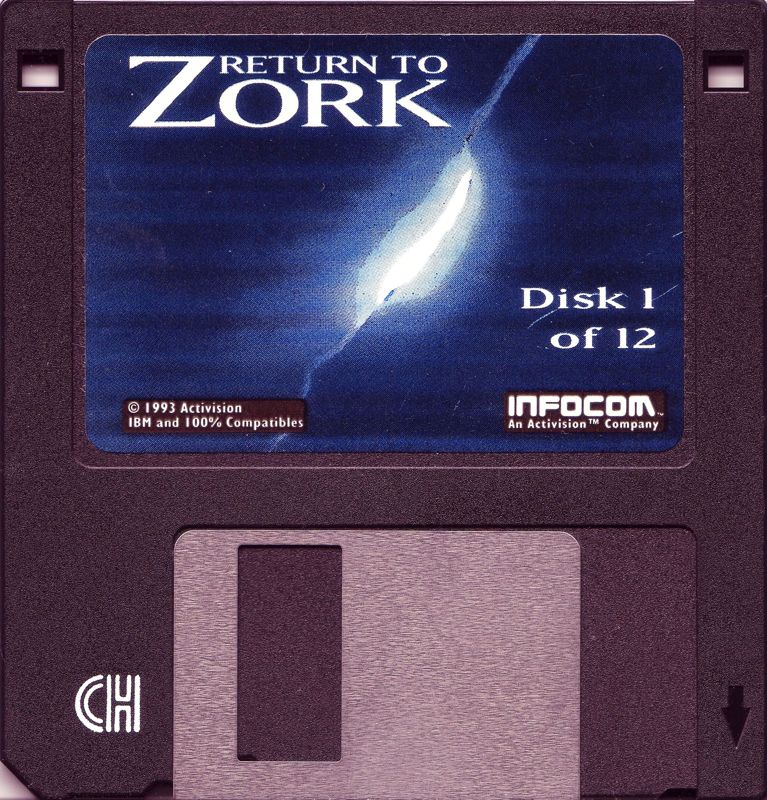 Media for Return to Zork (DOS): Disk 3.5" - 1/12