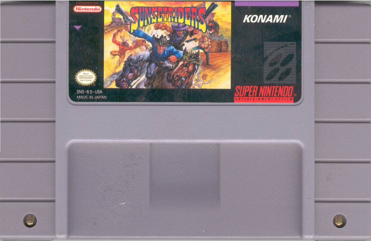 Media for Sunset Riders (SNES)