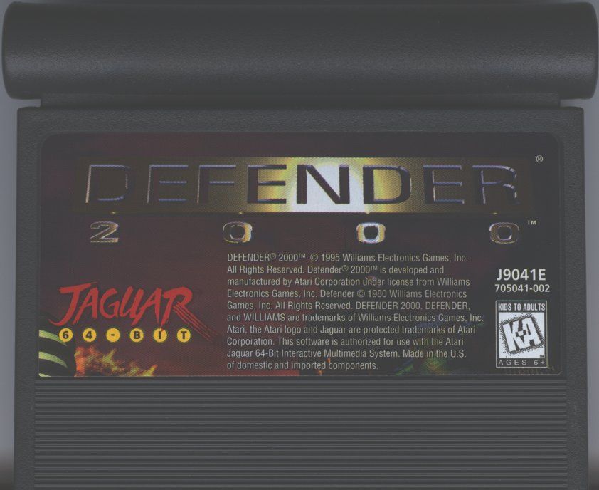 Media for Defender 2000 (Jaguar)