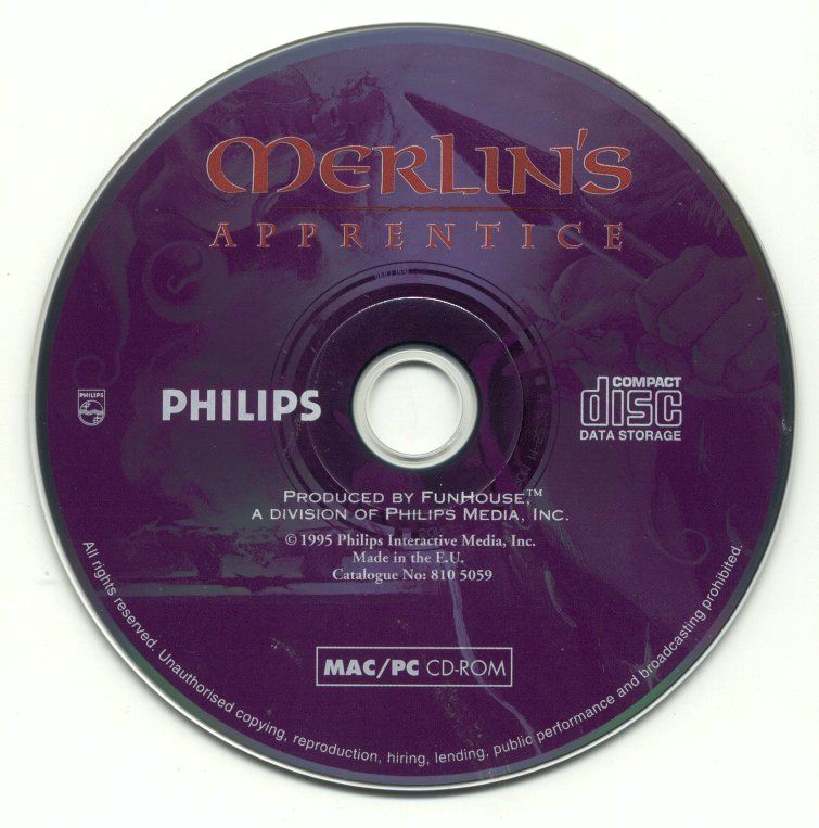 Media for Merlin's Apprentice (Macintosh and Windows 16-bit)
