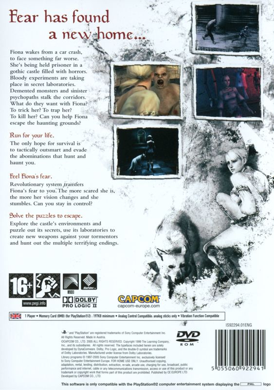 Haunting Ground cover or packaging material - MobyGames