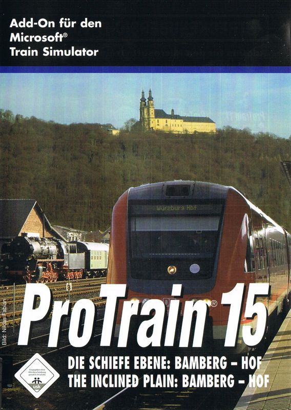 Front Cover for ProTrain 15: The Inclined Plain: Bamberg - Hof (Windows)
