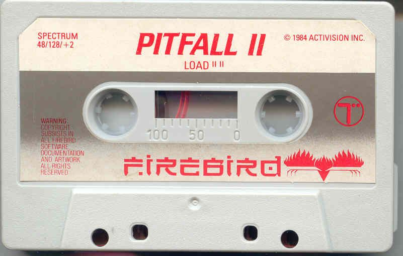 Media for Pitfall II: Lost Caverns (ZX Spectrum) (Firebird Release)
