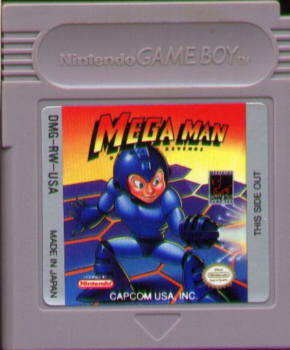 Media for Mega Man: Dr. Wily's Revenge (Game Boy): cartridge