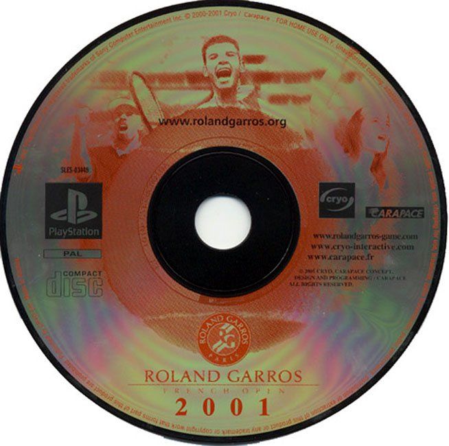 Roland Garros French Open 2001 cover or packaging material - MobyGames