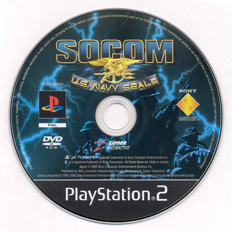 Media for SOCOM: U.S. Navy SEALs (PlayStation 2) (Headset and game)