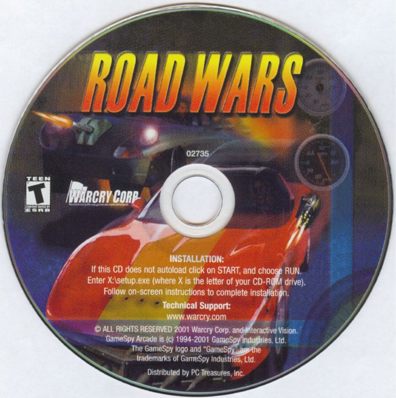 Media for Road Wars (Windows) (Budget release)