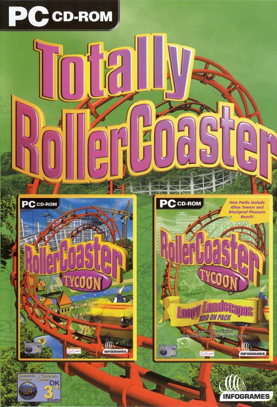 RollerCoaster Tycoon: Gold Edition cover or packaging material - MobyGames