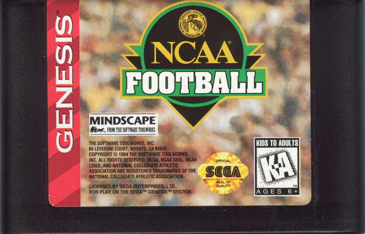 Media for NCAA Football (Genesis)