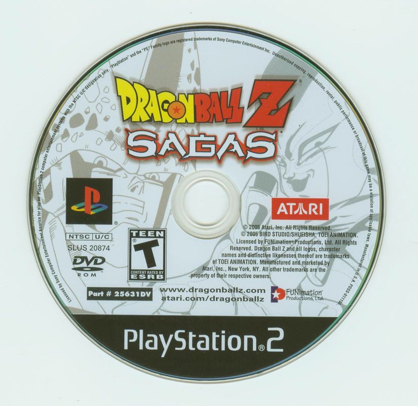 Media for Dragon Ball Z: Sagas (PlayStation 2)