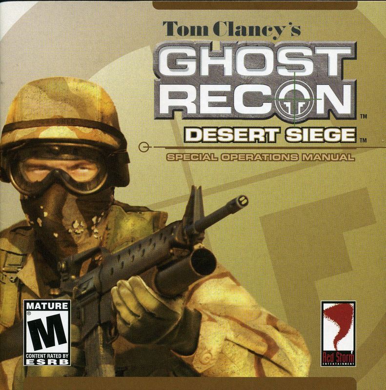 Other for Tom Clancy's Ghost Recon: Desert Siege (Windows): Jewel Case - Front
