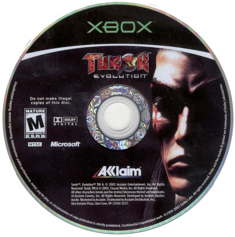 Turok Evolution Cover Or Packaging Material Mobygames