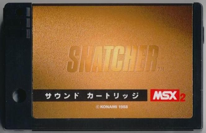 Media for Snatcher (MSX): Sound Cartridge