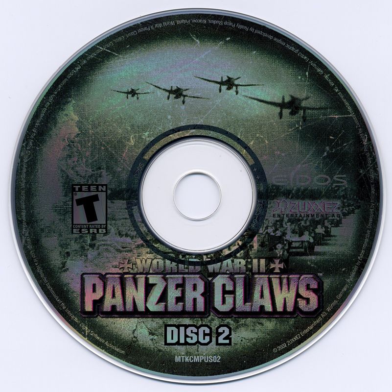 Media for World War II: Panzer Claws (Windows): Disc 2
