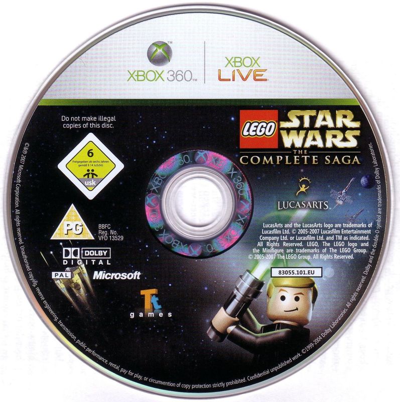 LEGO Star Wars: The Complete Saga cover or packaging material - MobyGames