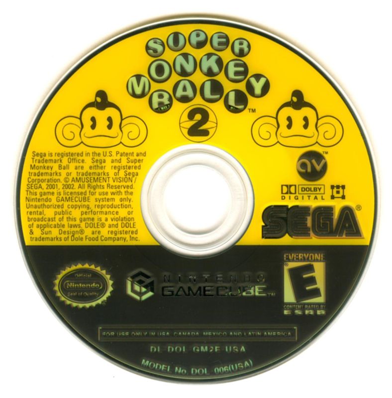 Media for Super Monkey Ball 2 (GameCube) (Player's Choice release)