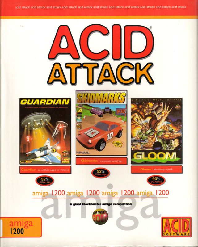 Front Cover for Acid Attack (Amiga) (Amiga 1200 / 4000 AGA version)