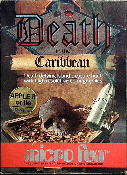 Front Cover for Death in the Caribbean (Apple II)