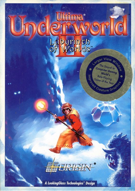 Front Cover for Ultima Underworld II: Labyrinth of Worlds (DOS)