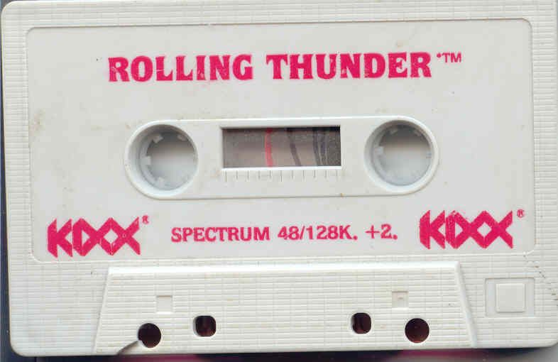 Media for Rolling Thunder (ZX Spectrum) (Budget re-release)