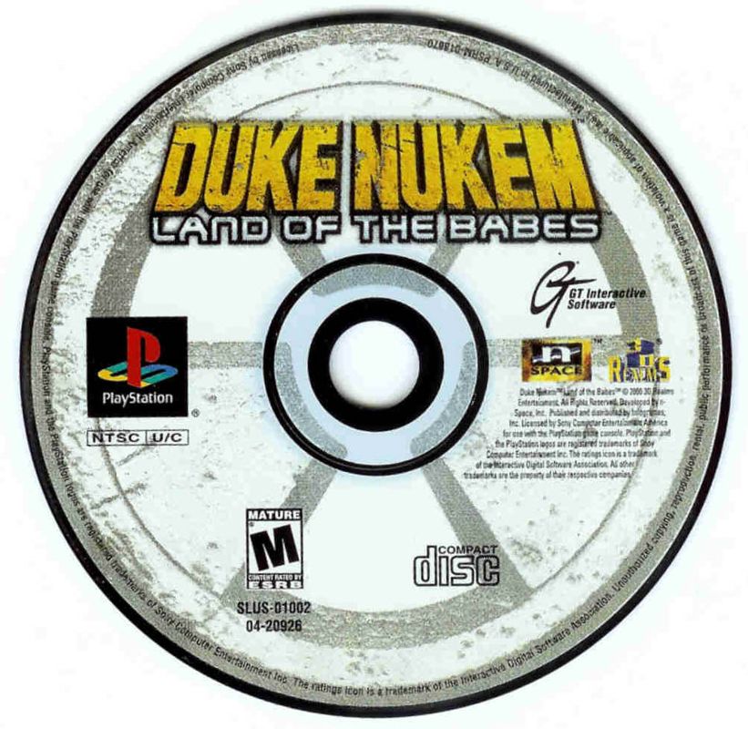 Media for Duke Nukem: Land of the Babes (PlayStation)