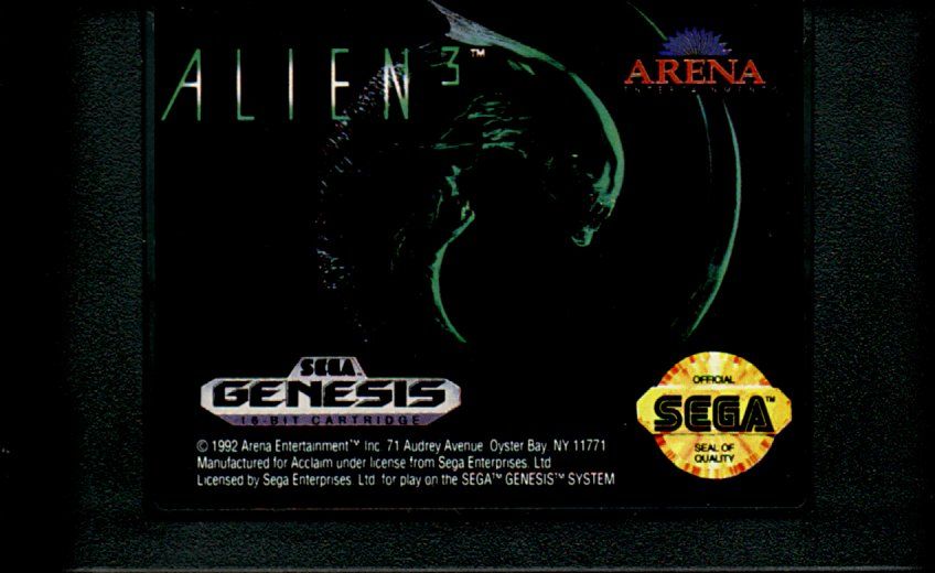 Media for Alien³ (Genesis)