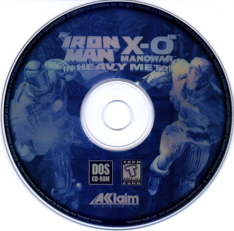 Media for Iron Man / X-O Manowar in Heavy Metal (DOS)