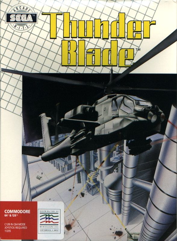 Front Cover for ThunderBlade (Commodore 64)
