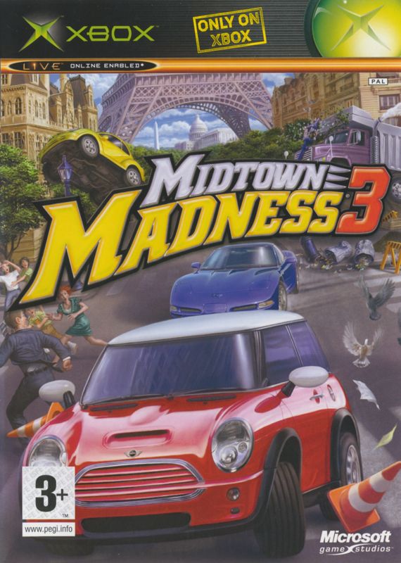 Front Cover for Midtown Madness 3 (Xbox)