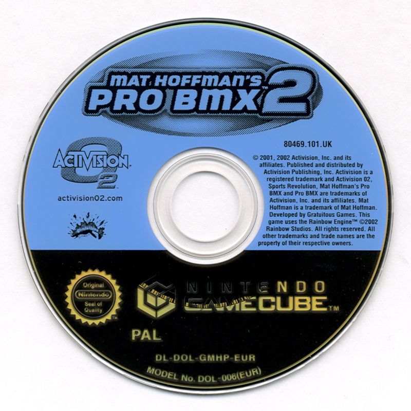 Media for Mat Hoffman's Pro BMX 2 (GameCube)