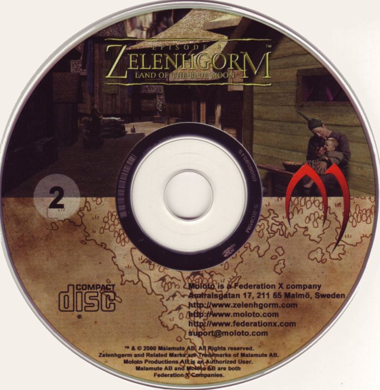 Media for Zelenhgorm: Episode I - Land of the Blue Moon (Windows): Disc 2