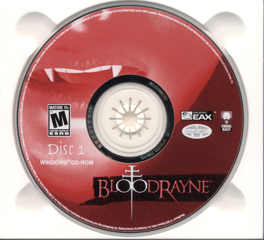 Media for BloodRayne (Windows): Disc 1