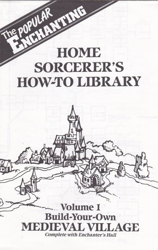 Extras for The Lost Treasures of Infocom (DOS) (3.5" Floppy IBM PC, XT, AT, PS/2, Tandy release): Fold-out Map for The Sorcerer: Front