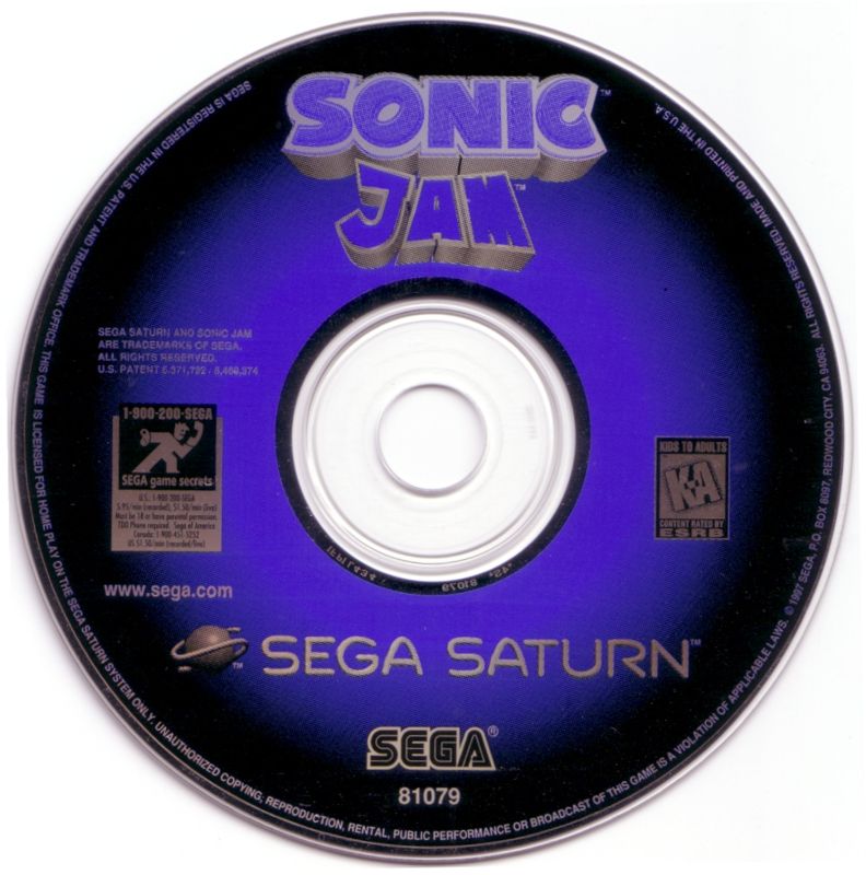 Media for Sonic Jam (SEGA Saturn)