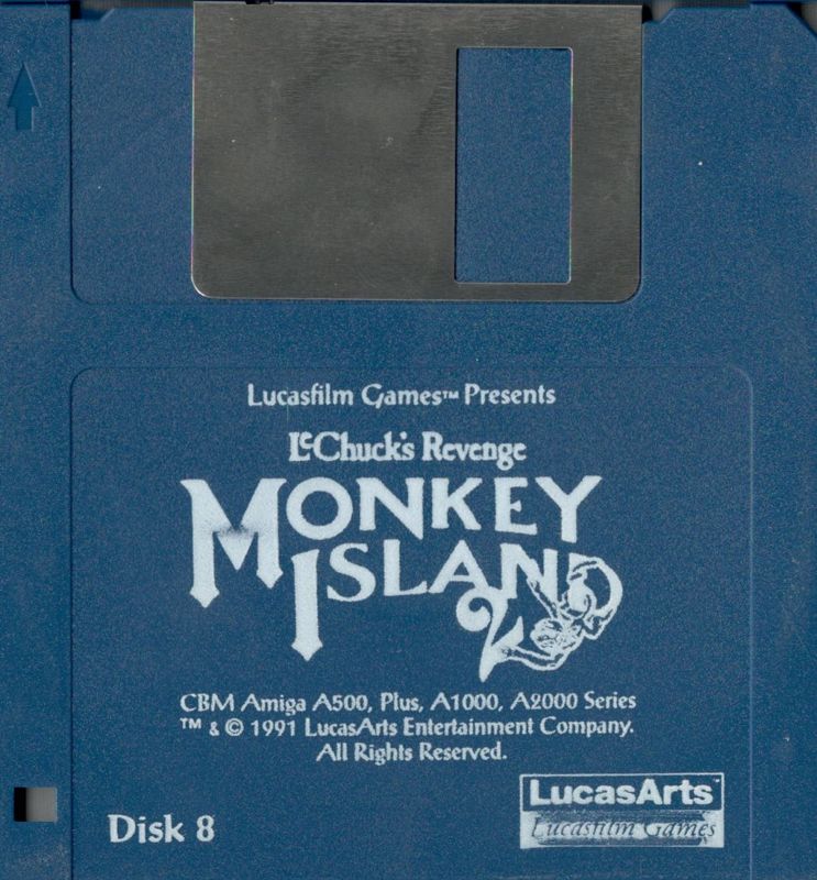 Media for Monkey Island 2: LeChuck's Revenge (Amiga): Disk 8