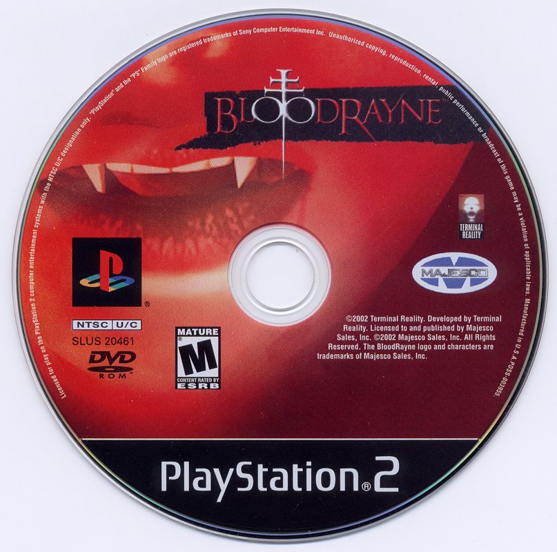 Media for BloodRayne (PlayStation 2)