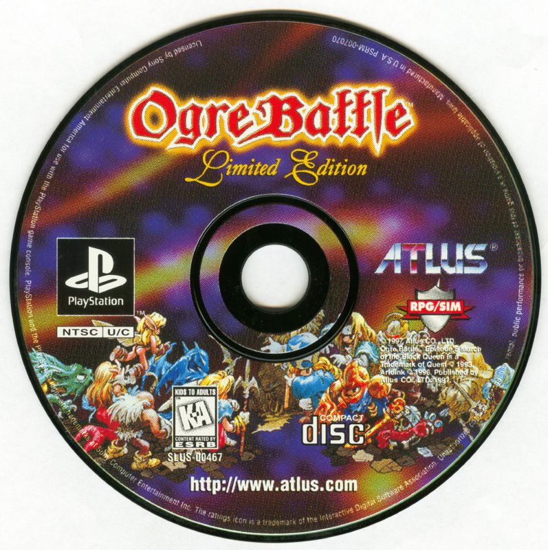 Media for Ogre Battle (PlayStation)