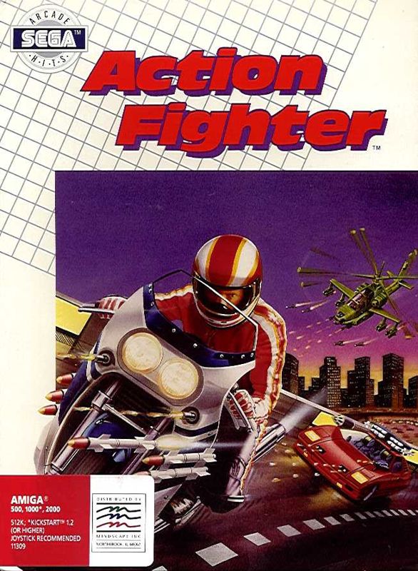 Front Cover for Action Fighter (Amiga)