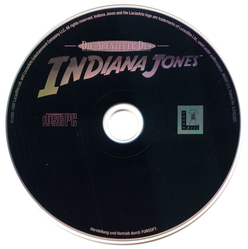 Media for Indiana Jones and the Last Crusade / Indiana Jones and the Fate of Atlantis (DOS)