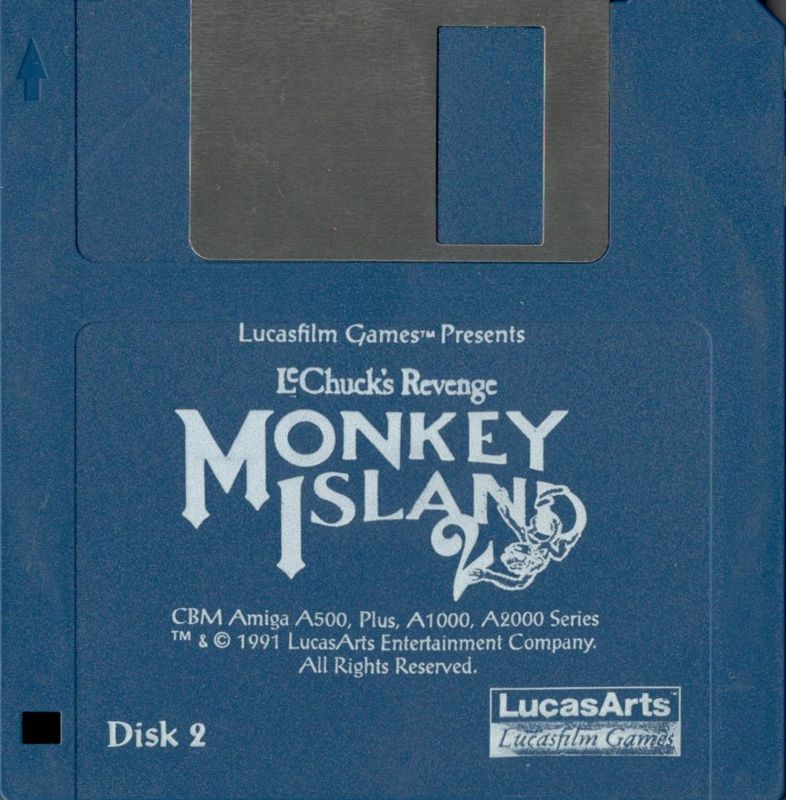 Media for Monkey Island 2: LeChuck's Revenge (Amiga): Disk 2