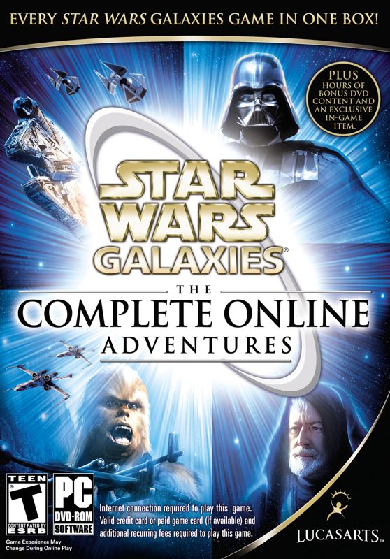 Front Cover for Star Wars: Galaxies - The Complete Online Adventures (Windows)