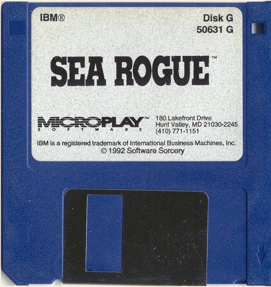 Media for Sea Rogue (DOS) (3.5" disk release): Disk 7/7
