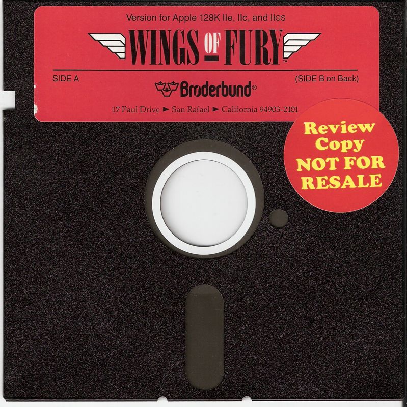 Media for Wings of Fury (Apple II)