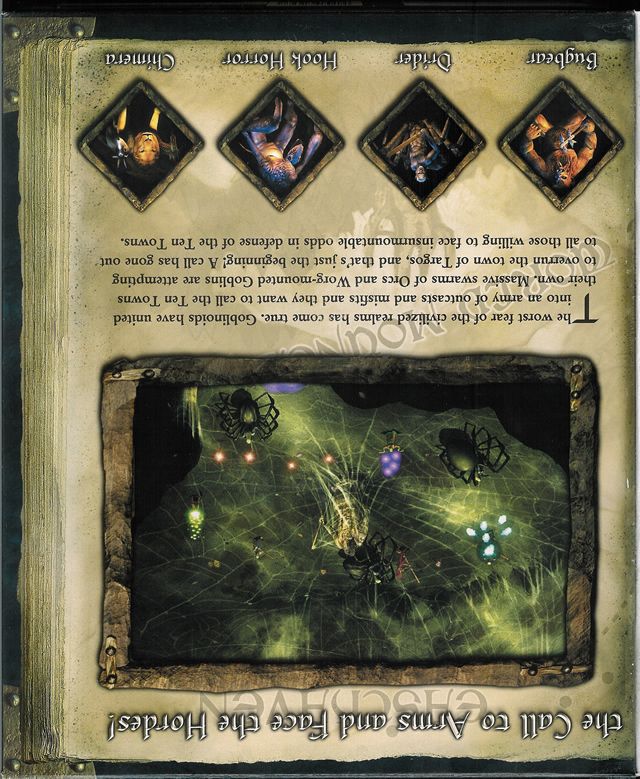 Inside Cover for Icewind Dale II (Windows): Right Flap